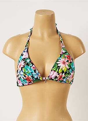 Haut de maillot de bain stretch haut triangles noir BANANA MOON femme