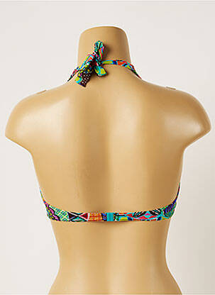 Haut de maillot de bain stretch haut soutien-gorge balconnet vert BANANA MOON femme