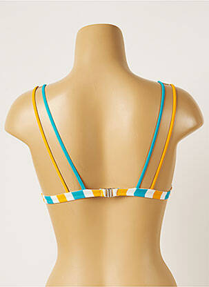 Haut de maillot de bain stretch haut triangles bleu BANANA MOON femme