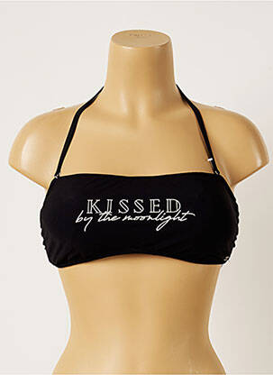 Haut de maillot de bain stretch haut bandeau noir BANANA MOON femme