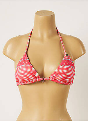 Haut de maillot de bain stretch haut triangles rose BANANA MOON femme