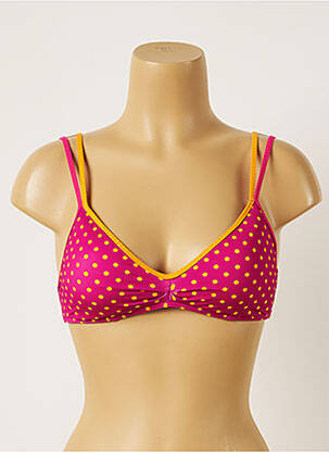 Haut de maillot de bain stretch haut triangles violet BANANA MOON femme