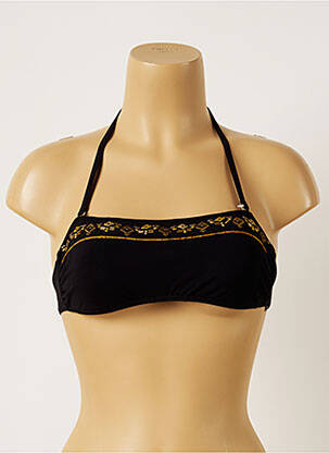 Haut de maillot de bain stretch haut bandeau noir BANANA MOON femme