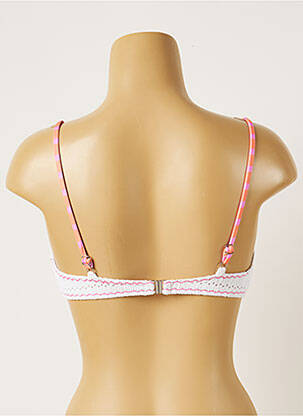 Haut de maillot de bain stretch haut triangles blanc BANANA MOON femme