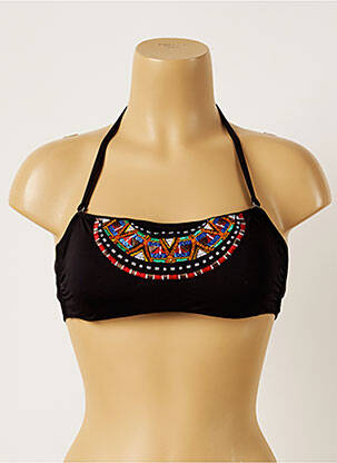 Haut de maillot de bain stretch haut bandeau noir BANANA MOON femme