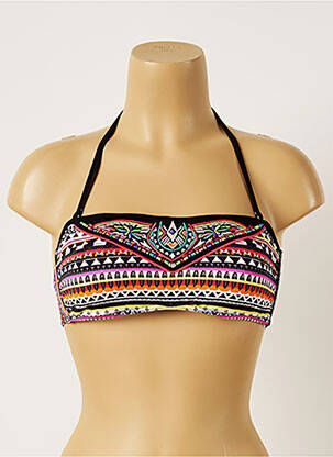 Haut de maillot de bain stretch haut bandeau noir BANANA MOON femme
