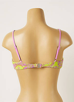 Haut de maillot de bain stretch haut bandeau vert BANANA MOON femme