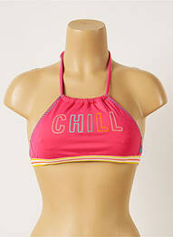 Haut de maillot de bain stretch rose BANANA MOON femme