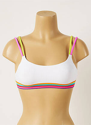Haut de maillot de bain stretch brassieres blanc BANANA MOON femme