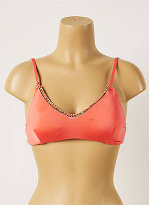 Haut de maillot de bain stretch haut triangles rose BANANA MOON femme