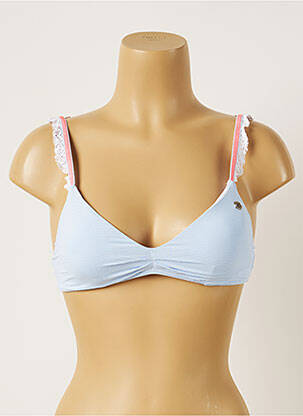 Haut de maillot de bain stretch haut triangles bleu BANANA MOON femme