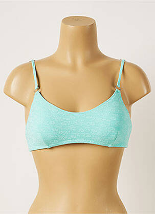 Haut de maillot de bain haut soutien-gorge moulé haut soutien-gorge moulé bleu BANANA MOON femme