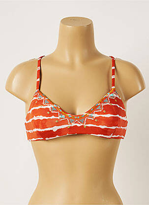 Haut de maillot de bain haut soutien-gorge moulé haut soutien-gorge moulé orange BANANA MOON femme
