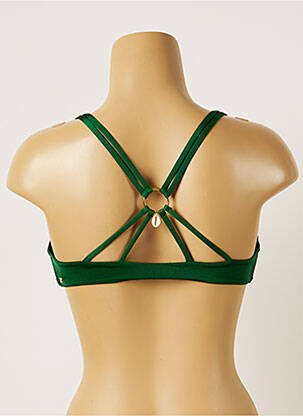 Haut de maillot de bain haut soutien-gorge moulé haut soutien-gorge moulé vert BANANA MOON femme
