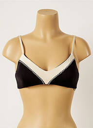 Haut de maillot de bain haut soutien-gorge moulé haut soutien-gorge moulé noir BANANA MOON femme