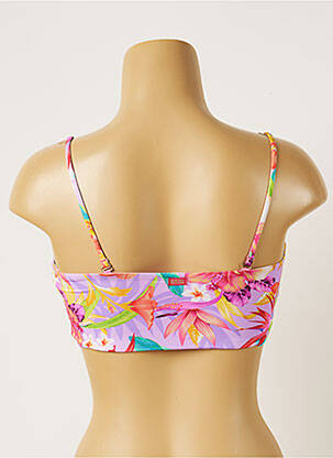 Haut de maillot de bain bretelles élastiquées bralettes violet BANANA MOON femme