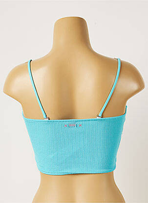 Haut de maillot de bain bretelles élastiquées brassieres bleu BANANA MOON femme