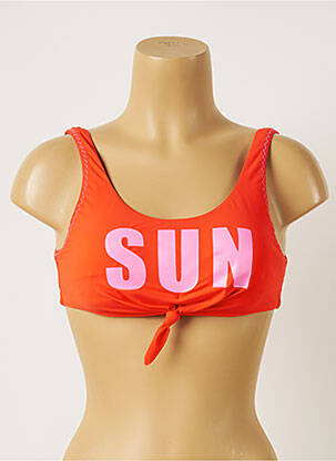 Haut de maillot de bain orange BANANA MOON pour femme
