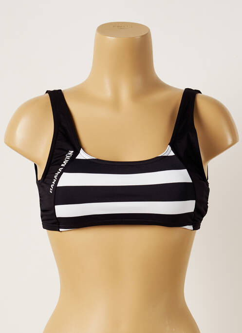 Haut de maillot de bain bretelles élastiquées brassieres noir BANANA MOON femme
