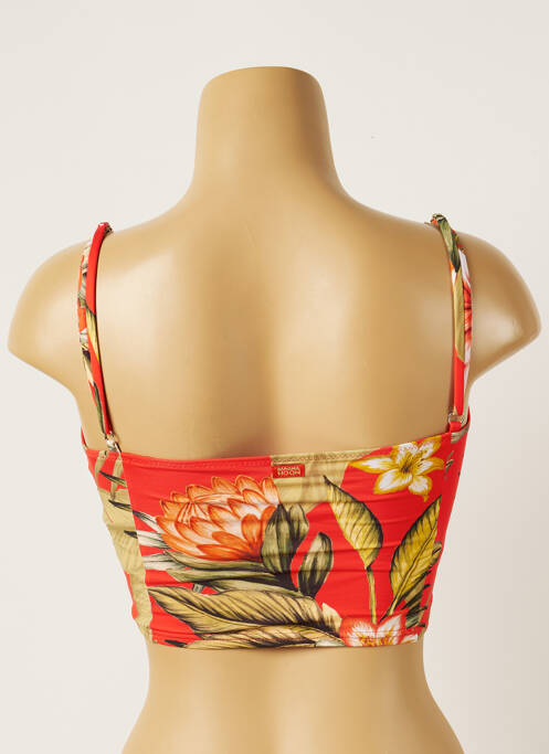 Haut de maillot de bain rouge BANANA MOON pour femme