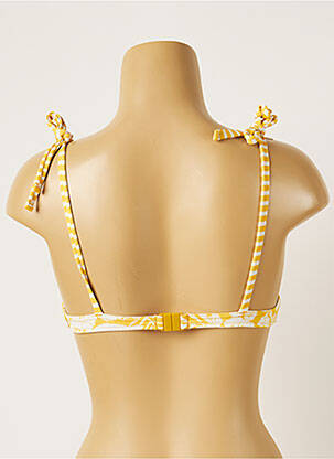 Haut de maillot de bain haut soutien-gorge moulé haut soutien-gorge moulé jaune BANANA MOON femme