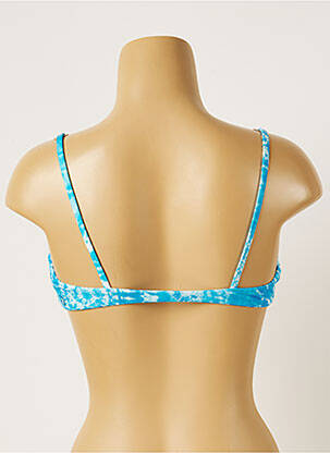 Haut de maillot de bain stretch haut soutien-gorge balconnet bleu BANANA MOON femme