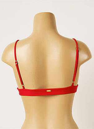 Haut de maillot de bain stretch haut soutien-gorge emboitant rouge BANANA MOON femme