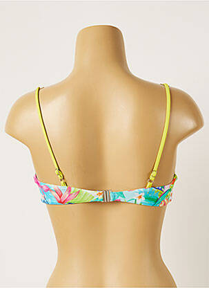 Haut de maillot de bain stretch haut soutien-gorge emboitant bleu BANANA MOON femme