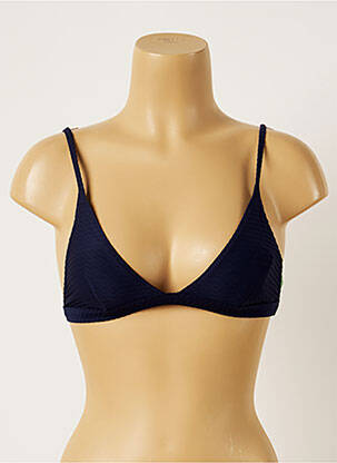 Haut de maillot de bain stretch haut triangles bleu BANANA MOON femme