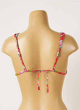 Haut de maillot de bain stretch haut triangles rouge BANANA MOON femme