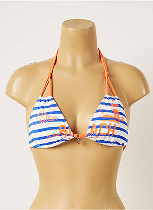 Haut de maillot de bain stretch bleu BANANA MOON femme