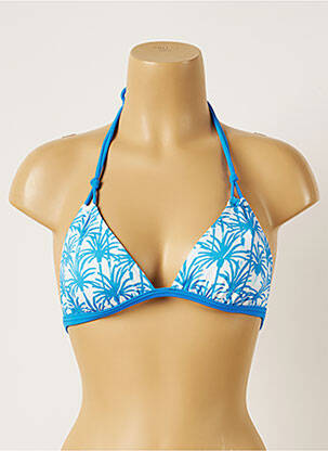 Haut de maillot de bain stretch bleu BANANA MOON femme