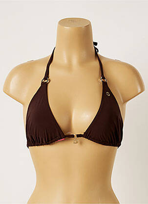 Haut de maillot de bain stretch marron BANANA MOON femme