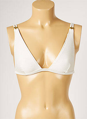 Haut de maillot de bain stretch haut triangles beige BANANA MOON femme