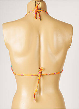 Haut de maillot de bain stretch haut triangles orange BANANA MOON femme