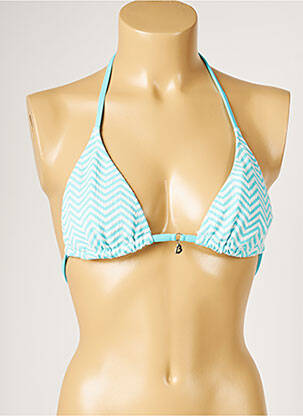 Haut de maillot de bain stretch haut triangles bleu BANANA MOON femme