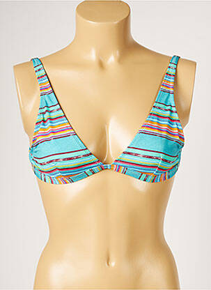 Haut de maillot de bain stretch bleu BANANA MOON femme