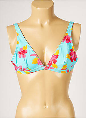 Haut de maillot de bain stretch haut triangles bleu BANANA MOON femme