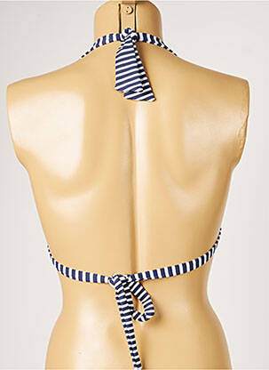 Haut de maillot de bain stretch haut triangles bleu BANANA MOON femme