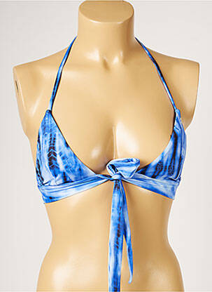 Haut de maillot de bain stretch haut triangles bleu BANANA MOON femme