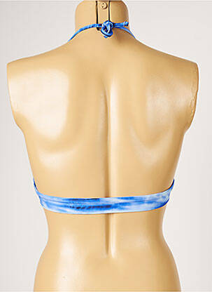 Haut de maillot de bain stretch haut triangles bleu BANANA MOON femme