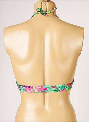 Haut de maillot de bain stretch haut triangles vert BANANA MOON femme