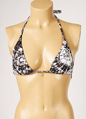 Haut de maillot de bain stretch haut triangles gris BANANA MOON femme