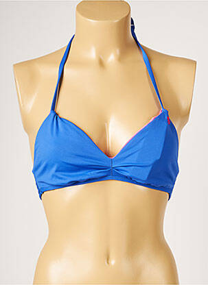 Haut de maillot de bain stretch bleu BANANA MOON femme
