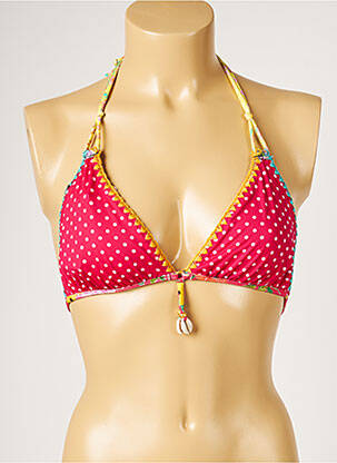 Haut de maillot de bain stretch haut triangles bleu BANANA MOON femme
