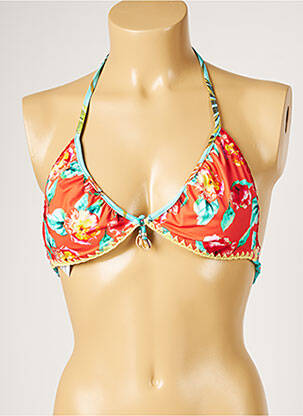 Haut de maillot de bain stretch haut triangles vert BANANA MOON femme