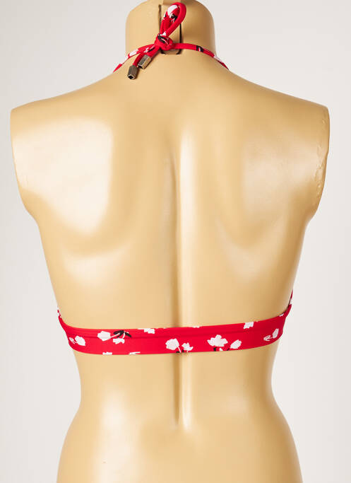 Haut de maillot de bain rouge BANANA MOON pour femme