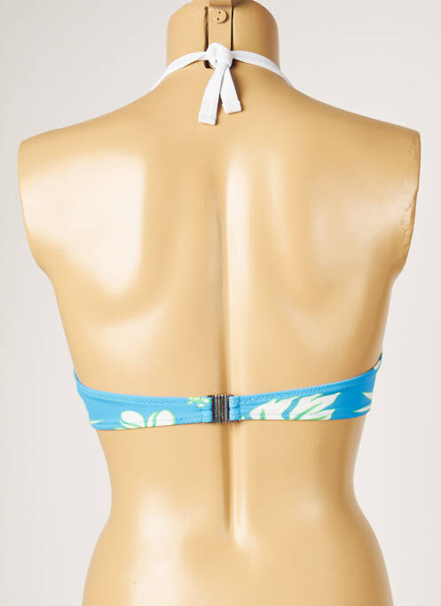 Haut de maillot de bain bleu LIVIA pour femme