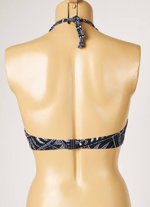 Haut de maillot de bain bleu LIVIA pour femme