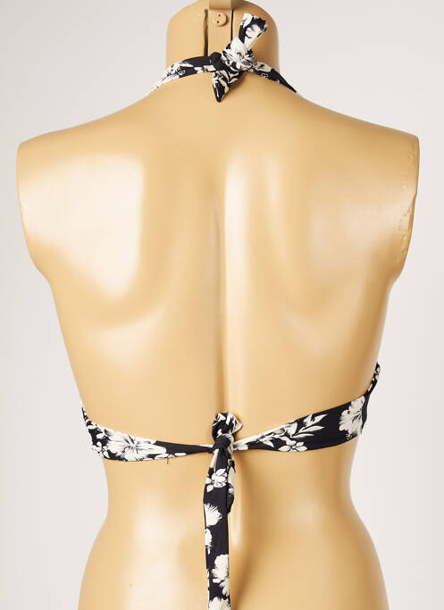 Haut de maillot de bain noir LIVIA pour femme